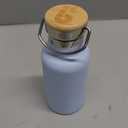 Bambaw Insulated Water Bottle 350ml, Light Blue Water Bottle Stainless Steel, Insulated Bottle, Small Metal Water Bottles, BPA Free Water Bottle  Ice blue (12 oz)