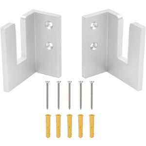 YYST Snowboard Wall Mount Snowboard Wall Rack Hanger - No Board - Fit Snowboard, Longboard (1)