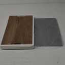 Collapsible Picnic Basket Set for 2  Insulated Plastic Picnic Basket with Waterproof Bag & Wooden Lid, Large Capacity Stackable Storage Bin for Outdoor, Camping, Picnics, Home Organizing