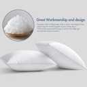 2 x MIULEE 18x18 Pillow Inserts (Set of 4) -Decorative Throw Pillow with 100% Cotton Cover Square for Sofa Couch