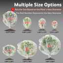 JOJOLEE Garden Blueberry Bush Netting Cover, 6Pcs 3.3 x 2.6FT Insect Bird Nettings with Drawstring, Protective Plant Cover Mesh Net Bags for Fruit Trees, Tomatoes, Flowers