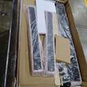 GarveeHome Upholstered Twin Size Bed Frame for Kids with Scallop Headboard, Cute Velvet Twin Bed for Girls, Boys, Sturdy Platform Bed, No Box Spring Needed, Wooden Slats, Noise Free, Pink