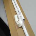 Umimile Tension Curtain Rod, 51-86 inches Adjustable Spring Shower Tension Curtain Rod, Stainless Steel Closet Rod for Windows or Shower, No Drilling, No Rust, Easy to Install, White