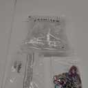 FairySandy 100 Pcs Traveling Bottles with Keychain 2oz Clear Keychain Bottle Plastic Keychain Empty Refillable Liquid Packing Container Squeeze Plastic Bottle with Lid for Liquid Cream (Rectangle)