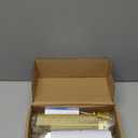 Ravinte 10 Pack Finger Pulls for Cabinets - 50mm/2" Hole Center Tab Handle, Gold Edge Pulls, Concealed Handles for Kitchen Drawer, 76mm/3" Length