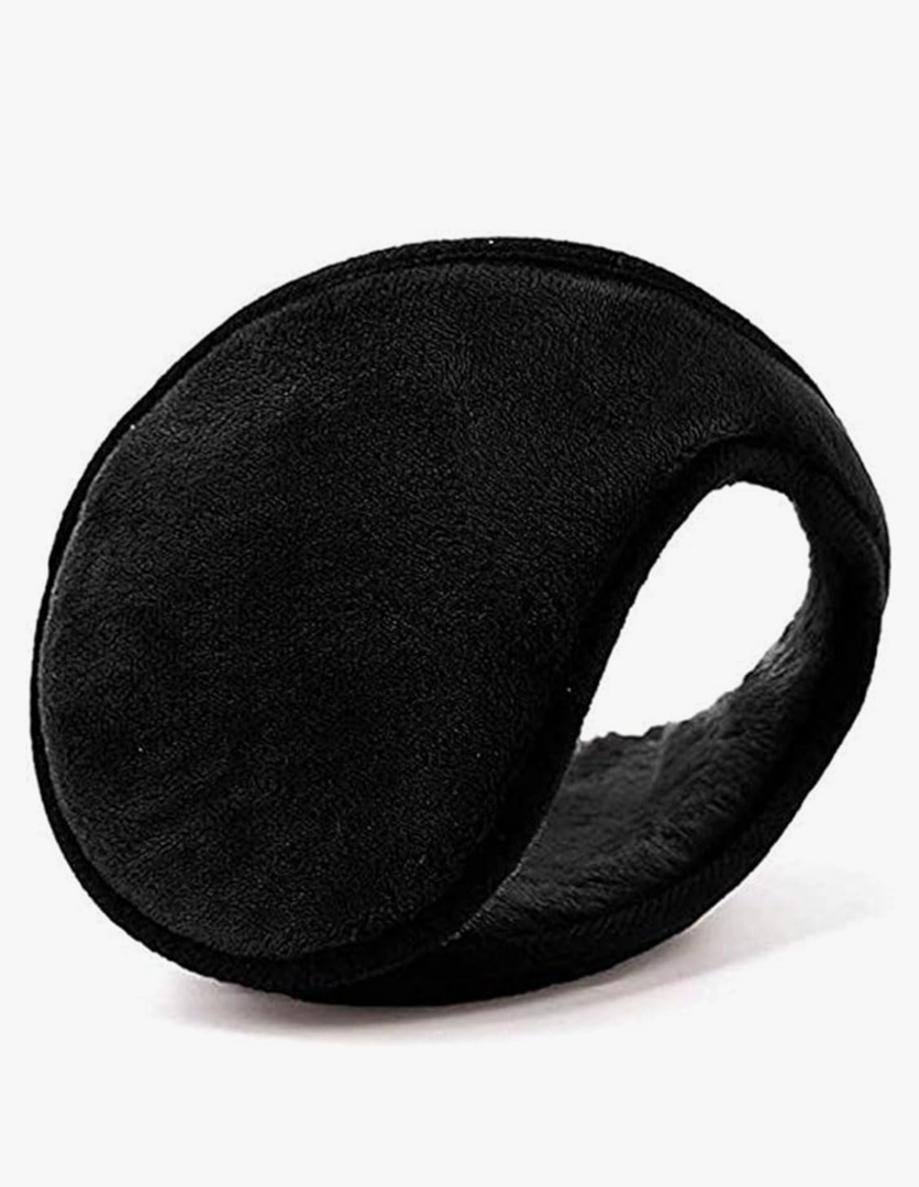 Classic Fleece Ear Muffs - Collapsible Behind-The-Head Winter Ear Warmers for Women and Men