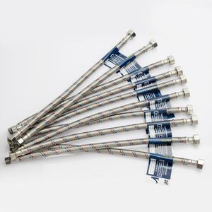 24'' Faucet Hose Connector(3/8" Comp x 1/2" FIP), Braided Stainless Steel Faucet Water Supply Lines for Bathroom Kitchen Sink Faucet 10Pcs