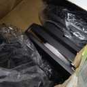 Solar Post Cap Lights Outdoor 16-Pack, Black Waterproof Solar Powered Deck Fence Lights Fit 4x4 Wood/Vinyl Posts, Bright Warm White for Patio, Porch