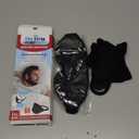 Chin Strap for Sleeping, Anti Snoring Devices Comfortable Effective Stop Snoring Solution, Snore Stopper Breathable, Anti Snore Chin Strap Adjustable Velcro, with Eye Mask, Black-GSDDS