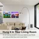 BAISITE Diamond Art Kits for Adults Beginners,2 Pack Round 5D Paint with Diamonds Pictures Full Drill Cross Stitch Home Wall Decor DIY Crafts Kits(12x16 Inches) BSTDPK809-810