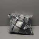 PUWEI Women's Casual Lapel Button Down Long Plaid Shirt Coat Tartan Shacket Jacket (Medium, #1 Grey)