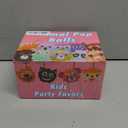 KissFree 24 PACK Animal Pop Balls Party Favors for Kids, 3D Pop Fidget Balls Toys Bulk, Gifts for Boys & Girls, Goodie Bag Stuffers, Pinata Stuffers, Treasure Box Toys, Prizes for Kids