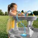 Rechargeable Water Table Pump with Huge Water Output,Water flow rate up to 8L/min (2.11 GPM),Kids Sand Water Play Pump,Whale-Shaped Design,Suitable for Most Water Table on the Market