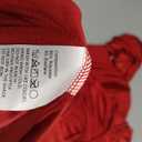 Womens Slip Satin Maxi Dress Sexy High Slit Backless Lace Up Elegant Wedding Guest Corset Dresses (S, Red)