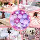 GOGOSO Ball Pits Balls for Toddlers Pack of 50 100 200 Plastics Shape Ball Non-Phthalate Non-BPA Non-Toxic 2.2-Inch Crush Proof Play Balls