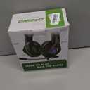 Ozeino Gaming Headset for PC, Ps4, Ps5, Xbox Headset with 7.1 Surround Sound, Gaming Headphones with Noise Cancelling Mic RGB Light Over Ear Headphones for Xbox Series X/S, Switch-Green