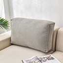 Couch Cushion Sofa Back Cushion with Removable Cover Outdoor Sofa Cushions Replacement Back Couch Cushion Reading Pillow Lumbar Support Pillow Sofa Waist Cushion