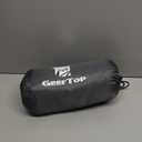 GEERTOP Lightweight Outdoor Camping Blankets for Adults, Compact Travel Blanket for Hiking Backpacking All Weather Sleeping Bag Quilt for Beach, Park, Stadium (Bluish Grey)