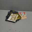 39th Birthday Decorations Men Women with 39th Birthday Banner, Black and Gold Table Cloth, Number Balloons, Large Sash, Cake Topper and Candles