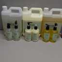 Hand & Body Wash, Shampoo, and Conditioner Gallon Jugs with Dispenser Bottles (Green Tea, Set of 3)