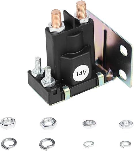 Golf Cart Solenoid 14 Volt 200A 4 Terminal Replacement for 1994-Up E-Z-GO TXT Gas Medalist ST Series Replace Part Number 27153-G01 27153G01 612813 Golf Cart Solenoid 14 Volt 200A 4 Terminal Replacement for 1994-Up E-Z-GO TXT Gas Medalist ST Series Replace Part Number 27153-G01 27153G01 612813