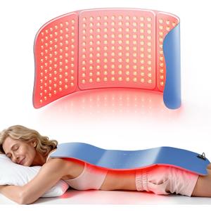 Large Red Light Therapy for Body, 264 Triple-Chip LEDs Red Light Therapy Mat Near Infrared 660nm & 850nm 30'' x 12'' for Full Body Pain Relief Joint Muscle 36W (Blue)