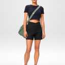 G Gradual Women's Athletic Shorts 6" High Waisted Casual Shorts for Women (Black, XXXL)