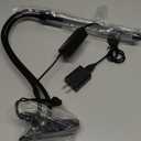 GooingTop LED Grow Light,6000K Full Spectrum Clip Plant Growing Lamp with White Red LEDs for Indoor Plants,5-Level Dimmable,Auto On Off Timing 4 8 12Hrs