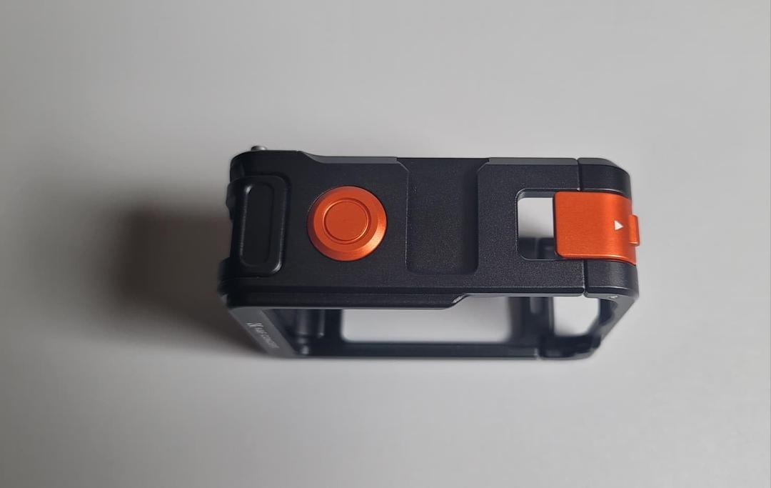 Cage for DJI Osmo Action 6, Quick-Release Aluminum Alloy Camera cage with 1/4" Screw and Cold Shoe,Action 6 Accessories