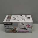 8 Blade All-in-1 Vegetable Chopper Mandoline Slicer with Container, Food Chopper, Onion Chopper, Veggie Cutter for Salad, Kitchen Gadgets Accessories Essentials, White