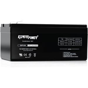 ExpertPower EXP1233-3.3Ah 12V Battery Sealed Lead Acid, Replacement for Back-UPS ES 350, BE350E, BE350C, BE350R, BE350U, 12 Volt Rechargeable UPS Battery