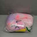 BurgeonNest Small Dog Calming Pillow for Dogs and Cats, Fluffy Soft Colorful Sleep Bolster Cozy Pet Bed Pillow, Great Present for Senior Pup Puppy Kitten, Washable, L (Pink)