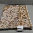 Lahome Oriental Washable Runner Rug Non Slip, 2x7 Rug Runners for Hallways Non Slip Vintage Ultra-Thin Soft Long Carpet for Kitchen Laundry Room Bedroom, Peach/ Orange