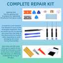 Pixel 6A Screen Replacement, Front Glass Outer Panel Repair Kit Compatible with Google Pixel 6A 6.1"(No LCD & Touch Digitizer)