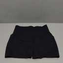 YEOREO Professional Women Workout Shorts 3.6" Scrunch Shorts Seamless High Waisted Contour Gym Yoga Biker Shorts Black,S