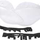 X AUTOHAUX 1 Set Headlight Headlamp Lens Cover with Trim Gaskets Seal for Chevy Corvette C6 2005-2013 20936417 20936418 20936419 25785290 25785289