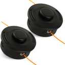 BlueStars 2 Pcs 25-2 Trimmer Head 4002 710 2191 - Compatible with Stihl FS55 FS55R FS56 FS56RC FS70 FS70R FS80 FS85 FS90 FS90R FS91R FS94R FS100RX FS110 FS111R FS111RX FS120 Weed Eater 4002 710 2108