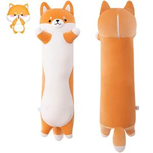Amazon.com: Shiba Inu Soft Plush Pillow Long Cute Corgi Dog Plush Husky Plush Pillow Akita Plushie Body Pillow Stuffed Animals Toy for Adults Kids Gift, 70cm/27.55Inch : Toys & Games