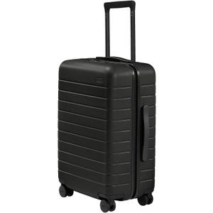 Away Bigger Carry-On Luggage, Lightweight Hardside Large Suitcase with Spinner Wheels, TSA Lock, Airline Approved, Jet Black, Standard