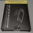 Acacia Wood Couch Arm Tray with 360Phone Holder,Folding Sofa Armrest Tray,Couch Arm Table Clip-On Couch Desk for Drinks,Snacks,Phone,Remote Control