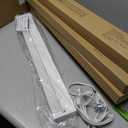 24" 4Pack Hardwired Under Cabinet LED Light Plug in, 16W 1200LM, 3CCT (3000K/4000K/5000K), Rotatable 45, Connect Up to 10 Fixtures, Under Counter Lights Linkable for Kitchens and Offices