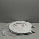 Mayfair NextStep Slow-Close Toilet Seat with Built-In Toddler Potty Training Seat, Removable, White, Round