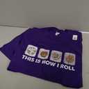 This Is How I Roll - Funny Cinnamon Roll Lover T-Shirt, L