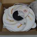 Qualirey Electric Fly Trap Fly Catcher Pest Device Gnat Flying Insect Trap Automatic Indoor Pest Traps Reject Control Catcher Repellents Tools for Patios Ranch (White,USB)