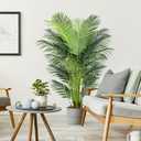 YEPDIN 6 Ft Artificial Tropical Palm Tree With 24 Removable Leaves - Large Faux Plant for Indoors and Outdoors, Silk Housewarming Gift, K185