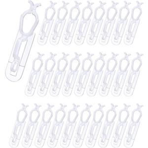 Tatuo 100 Packs Christmas Light Clip for C7/ C9 Base, Mini Lights, Shingle and Gutter Mount