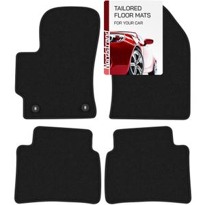 Floor Mats for Toyota Corolla 2019 2020 2021 2022 2023 2024 - Custom 3D Fit - 1st and 2nd Row Set - Rubber Anti-Slip Backing - Heavy Duty 30oz Carpet Mat - All Weather Car Liner Floormats