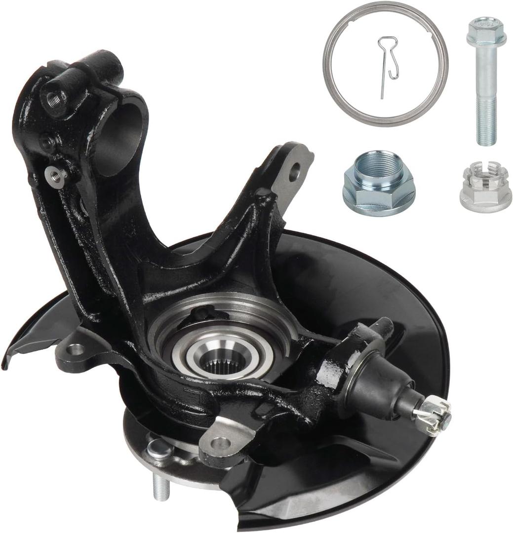 Front Right Steering Knuckle Wheel Bearing Hub Assembly for Honda Accord 2.4L 2013 2014 2015 2016 Coupe/Sedan, for Accord 2.0L 2014 2015 L4 Sedan, Passenger Side, LK018, 698-474