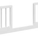 Storkcraft & Graco Toddler Safety Guardrail Kit with Dowels (White)  GREENGUARD Gold Certified, Converts Compatible Storkcraft & Graco Crib to Toddler Bed, Kit Includes 2 Toddler Guardrails