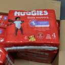 Huggies Size 4 Diapers, Little Movers Baby Diapers, Size 4 (22-37 lbs), 150 Count (6 Packs of 25)